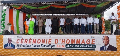 Hommage à Ouattara