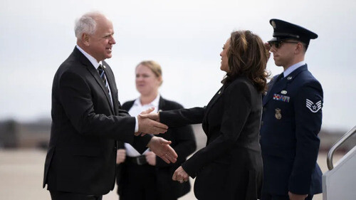 Tim Walz et Kamala Harris