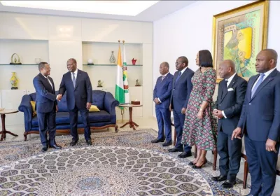 Diplomatie : les nouveaux ambassadeurs du Tchad, du Pakistan, de la Tunisie et du Congo remettent leurs Lettres de créance au Président Ouattara
