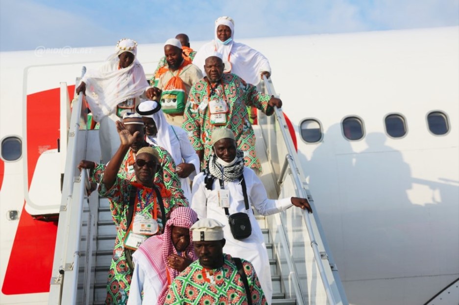 hadj 2023 arrivee premier contingent