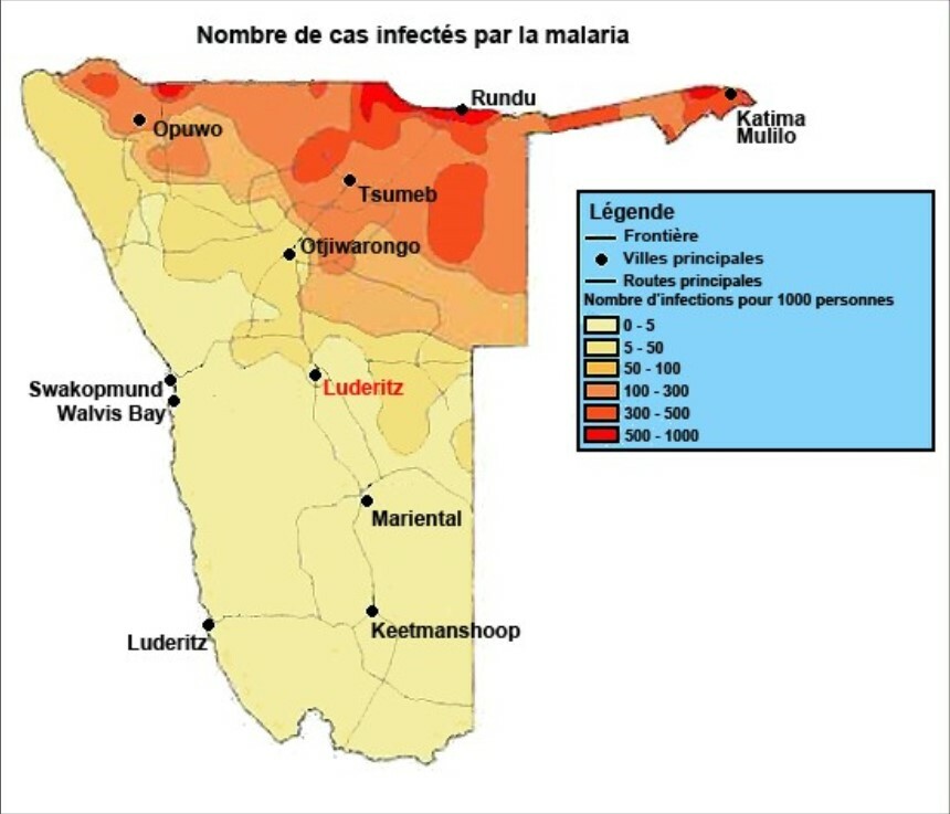 Namibia Carte Palu